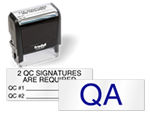 Self-Inking QC Stamps