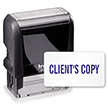 Self-Inking Stamp - Client'S Copy Stamp