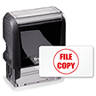 Self-Inking Stamp - File Copy (Circle) Stamp