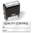 Quality Control by Self Inking Stamp