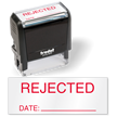 Rejected Date Inspection Self Inked Stamp