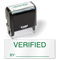 Verified By Self Inked Stamp